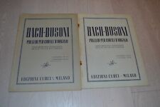 Bach busoni preludi usato  Napoli