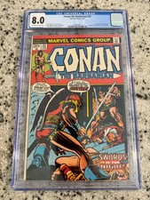 Quadrinhos Conan The Barbarian # 23 classificação CGC 8.0 Marvel 1ª Sonja Vermelha JH13 comprar usado  Enviando para Brazil