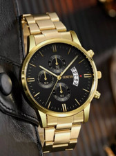 Men watches gold for sale  NEWCASTLE UPON TYNE