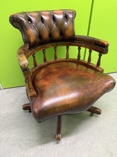 Stunning brown leather for sale  CHERTSEY