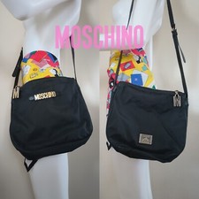 Usado, 🩷 Bolsa tiracolo vintage década de 1990 Moschino Redwall logotipo alça ajustável comprar usado  Enviando para Brazil