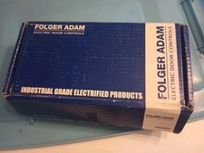 Controles elétricos de porta HES Folger Adam-- Golpe elétrico com kit opcional de placa frontal comprar usado  Enviando para Brazil