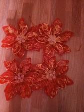 Poinsettia tree ornaments for sale  Alderson