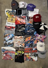 Usado, Lote de 15 camisetas de corrida 10 chapéus Nascar, pacote revendedor de sujeira atacado comprar usado  Enviando para Brazil
