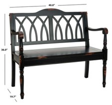 Safavieh benjamin bench for sale  Whitestown