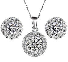 Silver cubic zirconia for sale  Nacogdoches