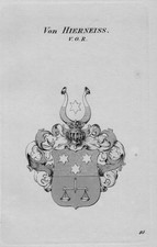 1820 hierneiss wappen gebraucht kaufen  Seubersdorf