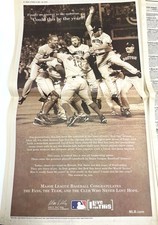 2004 Boston Red Sox World Series Champions jornal completo EUA TODAY 29/10-31, usado comprar usado  Enviando para Brazil