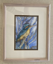 Kingfisher bird watercolour for sale  BEDFORD