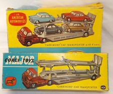 Transportador de carro Corgi 1101 Carrimore com caixa e conjunto de presente nº 1A com 4 carros em caixas comprar usado  Enviando para Brazil