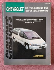 CHEVROLET CHEVY OLDS PONTIAC APVS 1990-1991 MANUAL DE REPARO PEÇA N°. 8134 comprar usado  Enviando para Brazil
