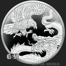 Escudo de Prata 2025 TRADE WAR - 1oz .999 Prova de Prata - Pré-venda comprar usado  Enviando para Brazil