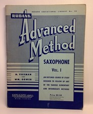 Rubank Advanced Method - Saxofone Vol. 1 por H. Voxman e WM. Gower - Rubank # 93 comprar usado  Enviando para Brazil