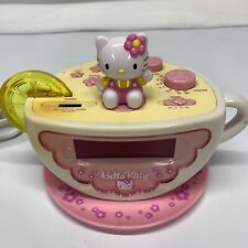 Usado, Rádio despertador vintage Sanrio Hello Kitty xícara de chá AM/FM com luz noturna LEIA comprar usado  Enviando para Brazil