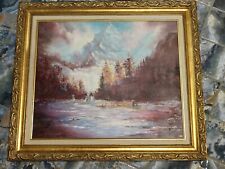 indian oil teepees painting for sale  Niagara Falls