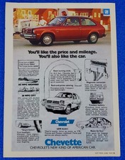 1976 CHEVROLET VETTE (CHEVETTE) ANÚNCIO IMPRESSO CLÁSSICO ORIGINAL (CHEVY SECRET HOT ROD) comprar usado  Enviando para Brazil