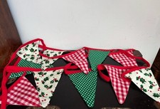 Christmas bunting 370cm for sale  LONDON