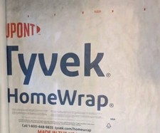 Barraca barreira umidade 3 X 6 pés DuPont Tyvek HomeWrap folha acampamento pegada  comprar usado  Enviando para Brazil