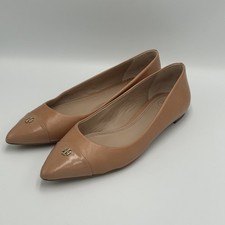 Sapato Tory Burch Fairfield Flats Slip On Bege Biqueira Apontada Tamanho 6 Couro comprar usado  Enviando para Brazil