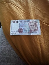 Cartamoneta italiana montessor usato  Italia