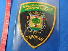 México Zapopan Police Direccion Generale Seguridad Publica 5" adesivo de pano vintage comprar usado  Enviando para Brazil