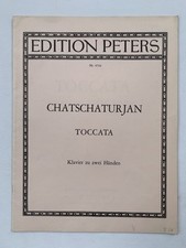 Noten chatschaturjan toccata gebraucht kaufen  Berlin