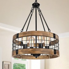 Farmhouse rustic chandelier for sale  Hinton