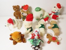 Vintage flocked christmas for sale  West Bend