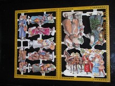 Feuille chromos découpis d'occasion  Paris XI
