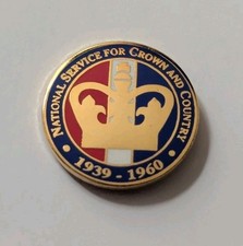 National service crown for sale  NORTHAMPTON