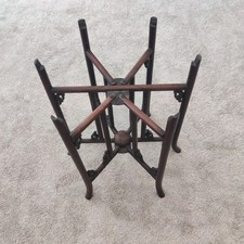 Antique Chinese Brass Tray Folding Table Rosewood comprar usado  Enviando para Brazil