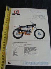 Foglio pubblicitario motobi usato  Santena