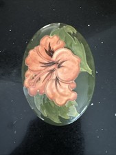 Moorcroft trinket covered for sale  DERBY