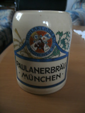 Bierkrug paulanerbräu münche gebraucht kaufen  Konnersreuth