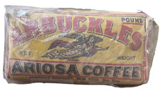 Vintage Arbuckles Ariosa Coffee in Bag Bolsa de Uma Libra Nova York Bons Gráficos, usado comprar usado  Enviando para Brazil