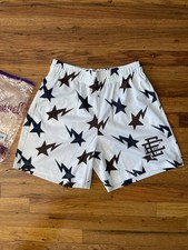 Short de Malha Eric Emmanuel EE X BAPE - Praia, Verão, Academia, Masculino, Clássico comprar usado  Enviando para Brazil