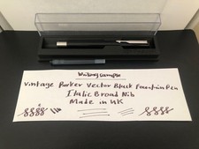 Parker vector black for sale  SHEFFIELD