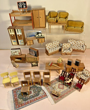 Wooden vintage dollhouse for sale  HUDDERSFIELD