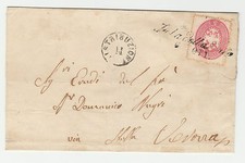 Storia postale 1863 usato  Lecco