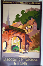 Affiche ancienne bitche d'occasion  Chartres