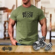 Camiseta Moda Bestia Gimnasio Ropa Culturismo Entrenamiento Ejercicio MMA Top segunda mano  Embacar hacia Mexico