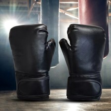 Luvas de boxe infantis respiráveis luvas de treinamento de kickboxing para meninos meninas (pretas) comprar usado  Enviando para Brazil