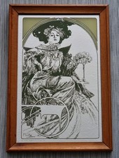 Vintage alphonse mucha for sale  DARTFORD