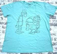 Usado, Camisa Bob Esponja Masculina XXL 2XL Azul Homem Sereia Patrick Calça Quadrada Aqua * comprar usado  Enviando para Brazil