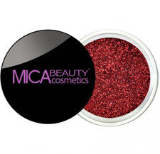 MICA BEAUTY Mineral Body & Eye Shadow Glitter Sexy VERMELHO 221 Tamanho Completo 2,5g Novo comprar usado  Enviando para Brazil