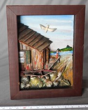 Folk art diorama for sale  Tenants Harbor