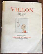 Villon dubout 1934 d'occasion  Créon