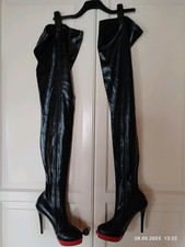 Latex stiefel 40 gebraucht kaufen  Niederwinkling