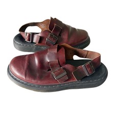 Tamancos Dr Martens Jorge Sandálias Masculinas 13 Vinho Tinto Couro Oxblood Fivela Slingback comprar usado Tamancos Dr Martens Jorge Sandálias Masculinas 13 Vinho Tinto Couro Oxblood Fivela Slingback comprar usado  Enviando para Brazil
