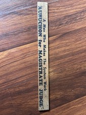 Régua de madeira vintage 12 polegadas com anúncio de leis de peixes do Missouri 1978 comprar usado  Enviando para Brazil